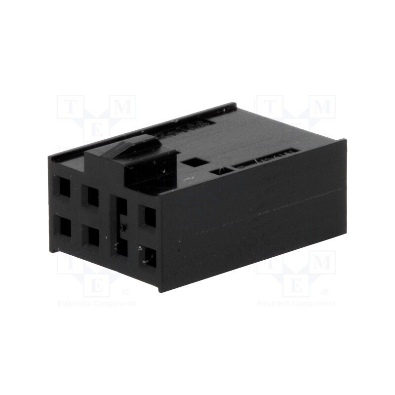 2 pcs x MOLEX - 901420008 - Plug, wire-board, female, C-Grid III, 2.54mm, PIN: 8, w/o contacts