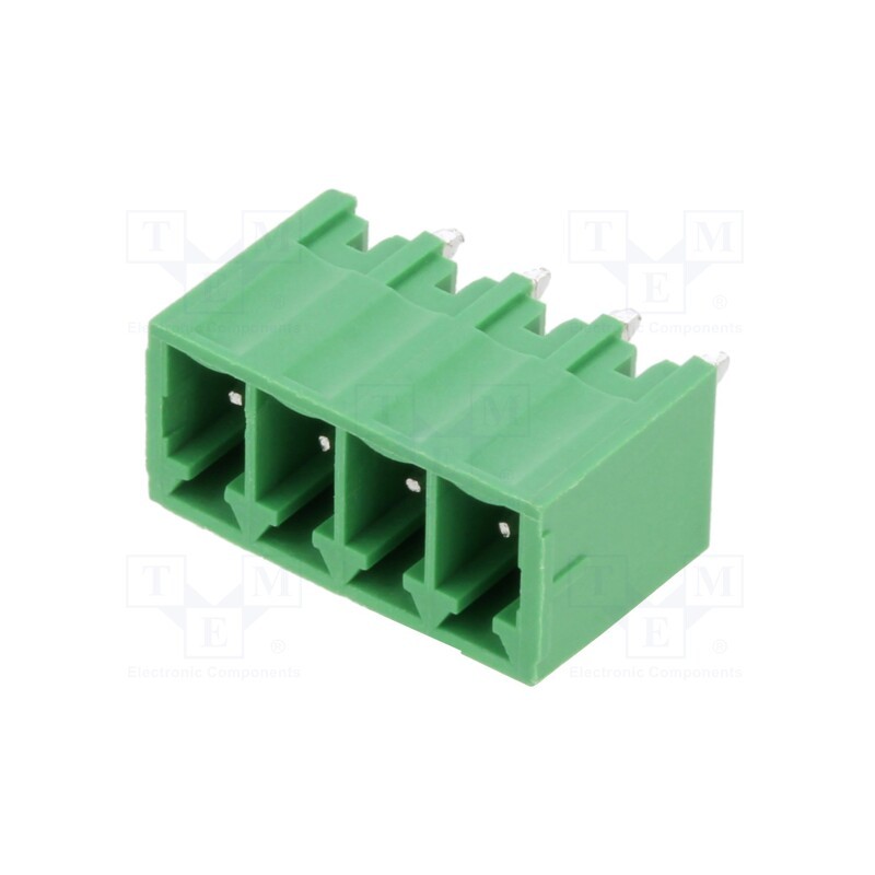 2 pcs x AMPHENOL ANYTEK - OQ0412500000G - Pluggable terminal block, 3.5mm, ways: 4, straight, socket, male
