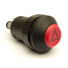 Round Fendt switch for hazard lights