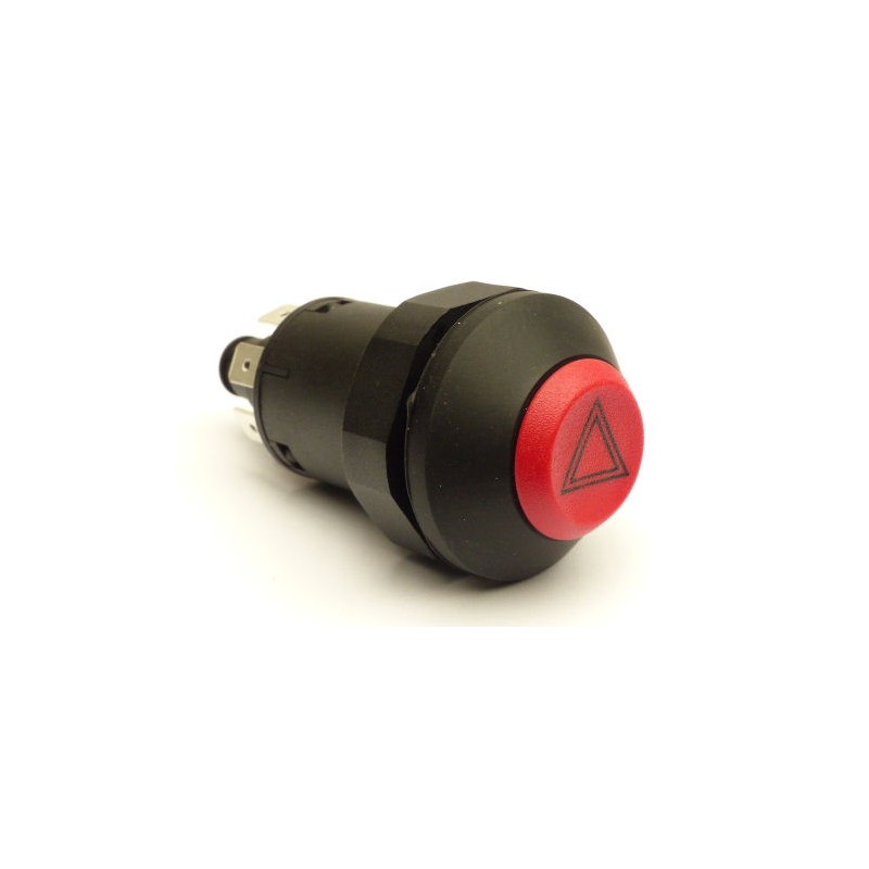 Round Fendt switch for hazard lights