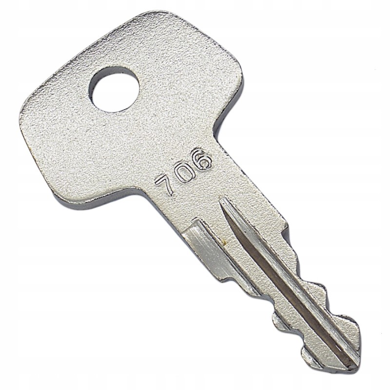 1x key fuel filler cap key 706 liebherr