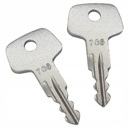 1x key fuel filler cap key 706 liebherr