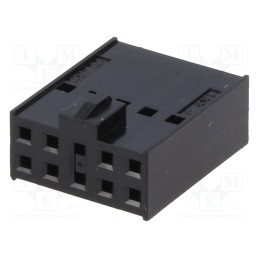 2 pcs x MOLEX - 901420010 - Plug, wire-board, female, C-Grid III, 2.54mm, PIN: 10, w/o contacts