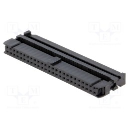 2 pcs x NINIGI - AWP-50 - Plug, IDC, female, PIN: 50, with cable clamp, IDC, for ribbon cable