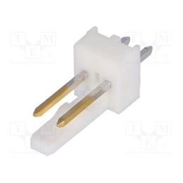 2 pcs x MOLEX - 22292021 - Socket, wire-board, male, KK 254, 2.54mm, PIN: 2, snapped-in, THT, 4A