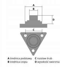 Lower kingpin volvo bl70 bl71 11709450