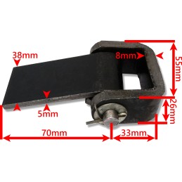 Trailer side hinge d35 d47 d435 d50 d55 d732