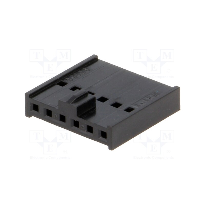 2 pcs x MOLEX - 901560146 - Plug, wire-board, female, C-Grid III, 2.54mm, PIN: 6, w/o contacts