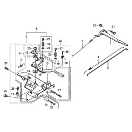 Honda gx240 gx270 regulator pret 16555 ze2 000