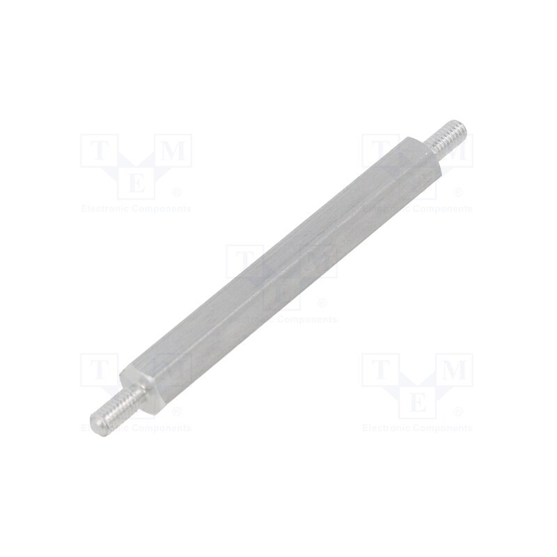 10 pcs x DREMEC - 432X40 - Screwed spacer sleeve, 40mm, Ext.thread: M2,5, hexagonal