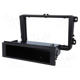 1 pcs x ACV - 281320-10-0 - Radio frame, Seat,VW,Škoda, 2 DIN, black