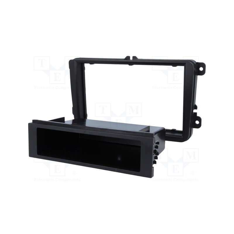 1 pcs x ACV - 281320-10-0 - Radio frame, Seat,VW,Škoda, 2 DIN, black