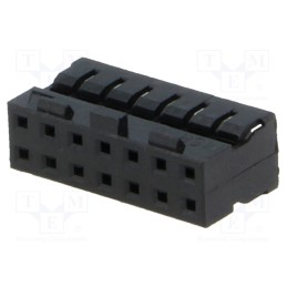 2 pcs x MOLEX - 511101451 - Plug, wire-wire/PCB, female, Milli-Grid, 2mm, PIN: 14, for cable