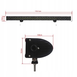 260w cree 60 degree straight work lamp