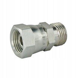 Straight hydraulic connector, reduction AB 22 24