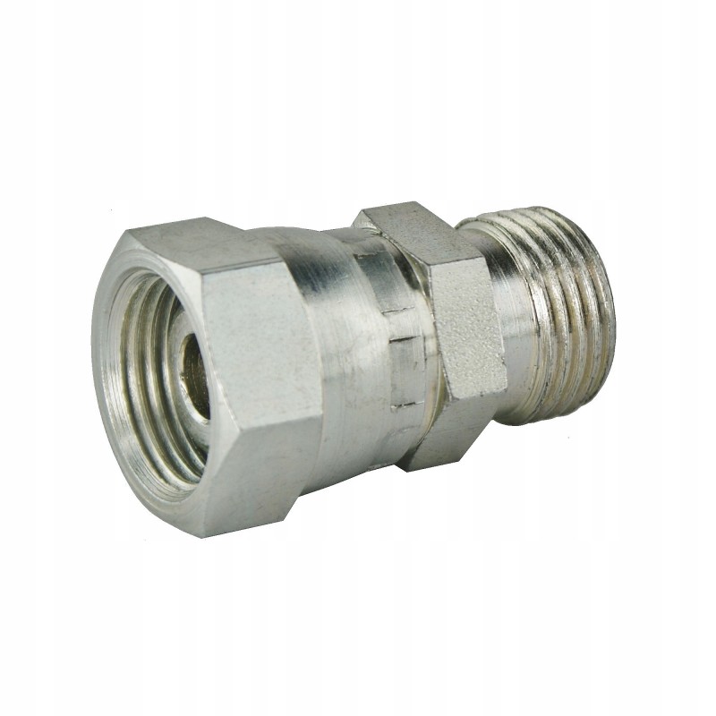 Straight hydraulic connector, reduction AB 22 24