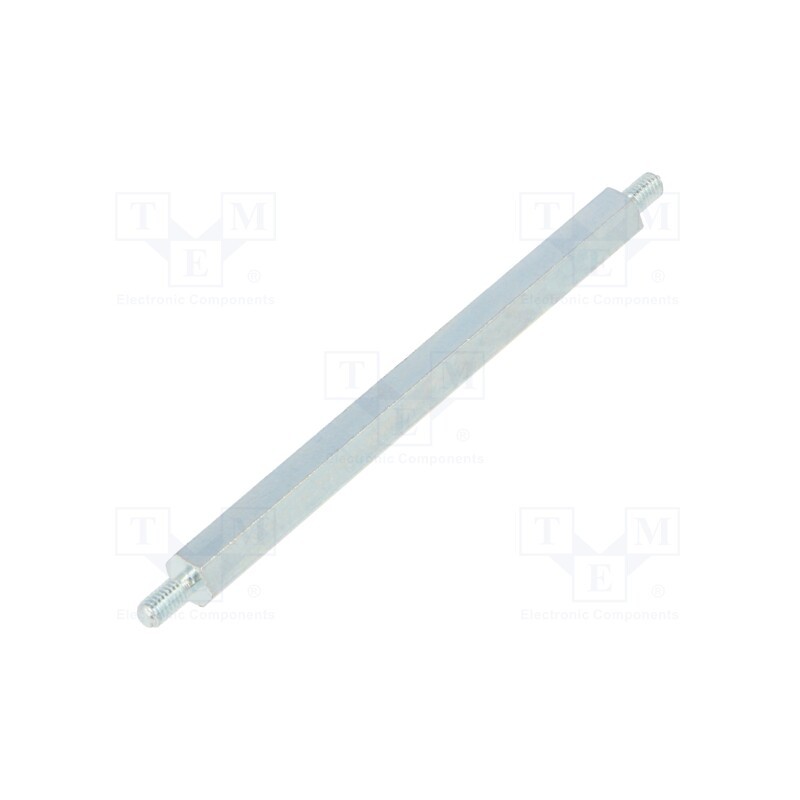 10 pcs x DREMEC - 424X65 - Screwed spacer sleeve, 65mm, Ext.thread: M3, hexagonal, steel