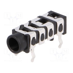 2 pcs x CLIFF - FC68128 - Socket, Jack 3,5mm x 16,8mm, female, stereo special, ways: 4, THT