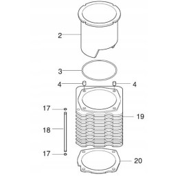 Hatz 1d50 cylinder gasket 04171203