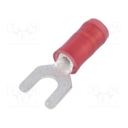 2 pcs x TE Connectivity - 34080 - Tip: fork, M3,5, Ø: 3.51mm, 0.3÷1.42mm2, crimped, for cable, tinned