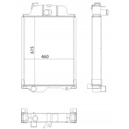 JD AL37566N radiator