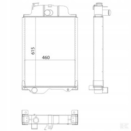 JD AL37566N radiator