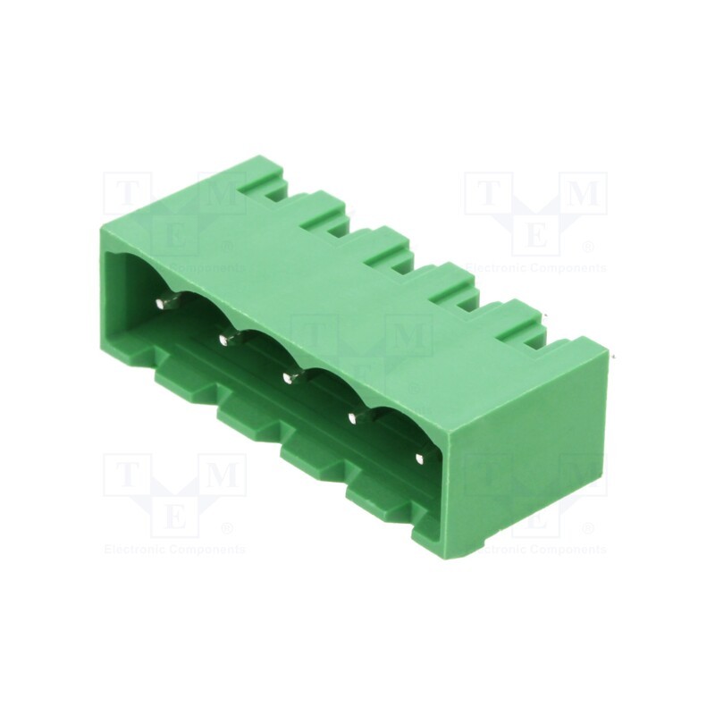 2 pcs x AMPHENOL ANYTEK - OQ0554500000G - Pluggable terminal block, 5.08mm, ways: 5, straight, socket, male