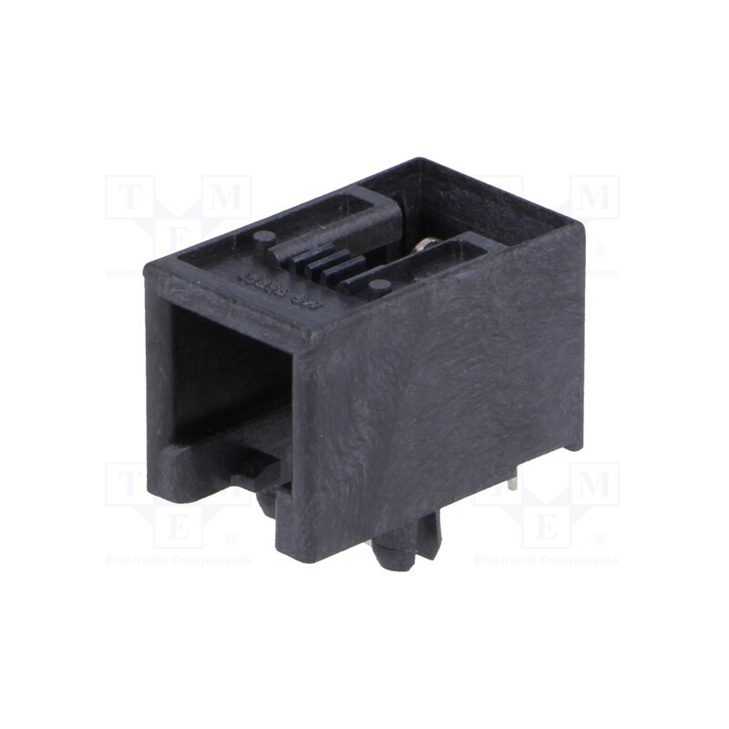 2 pcs x MOLEX - 955012441 - Socket, RJ9, PIN: 4, Cat: 3, low profile, Layout: 4p4c, THT