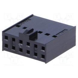 2 pcs x MOLEX - 901420012 - Plug, wire-board, female, C-Grid III, 2.54mm, PIN: 12, w/o contacts