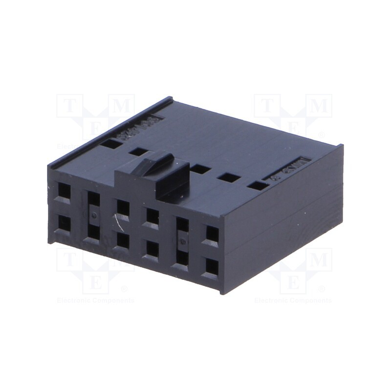 2 pcs x MOLEX - 901420012 - Plug, wire-board, female, C-Grid III, 2.54mm, PIN: 12, w/o contacts