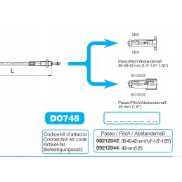 Connection for dinoil cable control