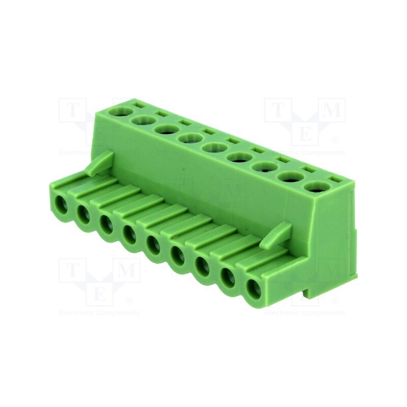 2 pcs x XINYA - XY2500F-A(5.0)-9P - Pluggable terminal block, 5mm, ways: 9, straight, plug, female