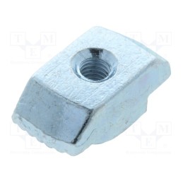 10 pcs x FATH - 096H10430 - Nut, for profiles, Width of the groove: 10mm, steel, zinc, T-slot