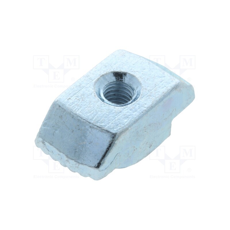 10 pcs x FATH - 096H10430 - Nut, for profiles, Width of the groove: 10mm, steel, zinc, T-slot