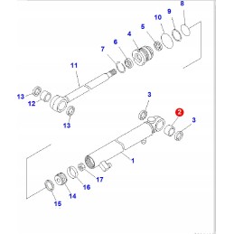 Komatsu mini excavator arm cylinder bushing