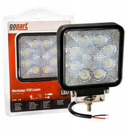 LED work lamp 10 30v 24w diffused light