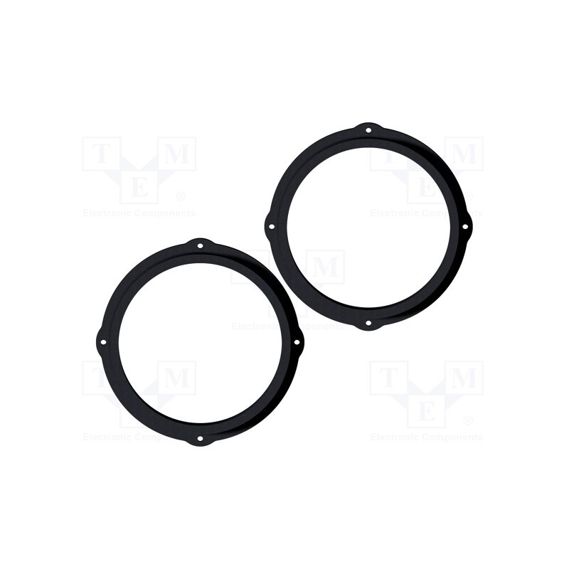 1 set x BASSER - DMSEAT03 - Spacer ring, MDF, 200mm, Seat, impregnated, 2pcs.