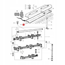 Valve cover gasket mf 748329m1 jag
