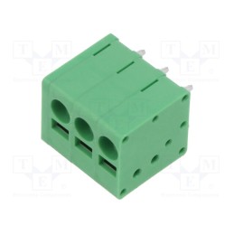2 pcs x ADAM TECH - EB163A-03-C-180 - PCB terminal block, Contacts ph: 5mm, ways: 3, straight, terminal