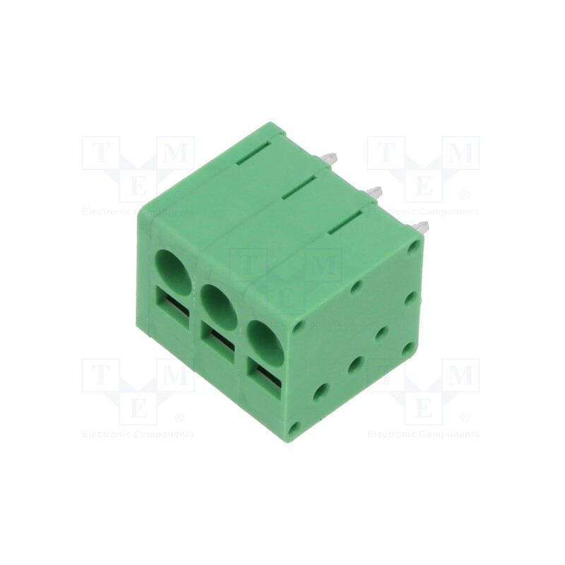 2 pcs x ADAM TECH - EB163A-03-C-180 - PCB terminal block, Contacts ph: 5mm, ways: 3, straight, terminal