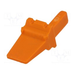 2 pcs x DEUTSCH - WM-4P - Accessories: secondary lock, DTM, male, PIN: 4, orange, DTM04-4P