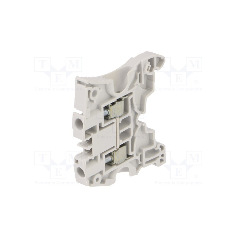 2 pcs x TE Connectivity - 1SNK506010R0000 ZS6 - Splice terminal: rail, 0.2÷6mm2, ways: 1, terminals: 2, grey, SNK