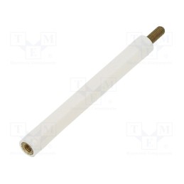 10 pcs x DREMEC - 2183X55 - Insulating sleeve, Int.thread: M3, L: 55mm, UL94V-2, Mat: polyamide