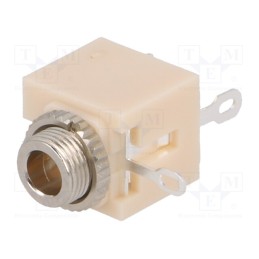 2 pcs x NINIGI - JC-204S - Socket, Jack 3,5mm, female, stereo, ways: 3, for panel mounting