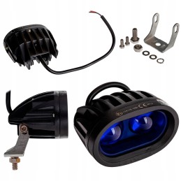 Blue LED work lamp for fork sprayer