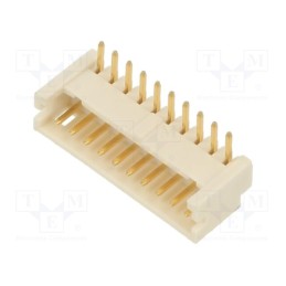 2 pcs x HIROSE - DF13-10P-1.25DS(55) - Socket, wire-board, male, DF13, 1.25mm, PIN: 10, THT, on PCBs