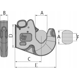 Cat 2s cat2 coupling hook repair kit