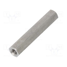 10 pcs x DREMEC - 148X45 - Screwed spacer sleeve, 45mm, Int.thread: M5, hexagonal