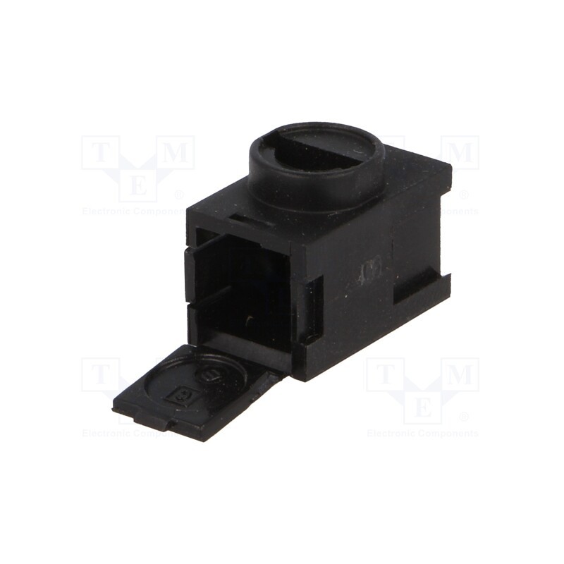 2 pcs x CLIFF - FCR7901 - Terminal block, ways: 1, 0.14÷2.5mm2, THT,screw terminal, black