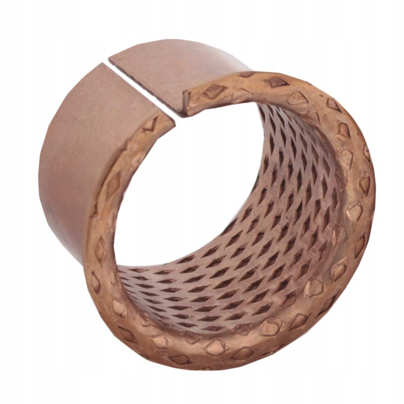 Bronze sliding sleeve with flange diameter 25 h 25 mm d